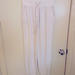 Matching pajama set with cropped top